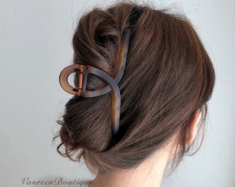 Extra Large Long Hair Claw Hair Clip Clamp Grip Curved Hair Accessory-1281 Extra Large Long Hair Claw Hair Clip Clamp Grip Curved Hair Accessory-1281
