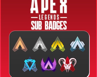 APEX Legends Twitch Sub Badges: Streamer Bit Badges (Digital Download)