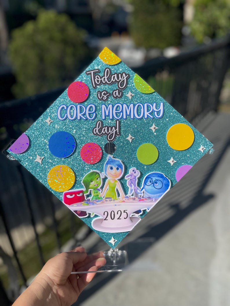 Graduation Cap Topper Class of 2026 Inside 2026 Out Glitter - Etsy