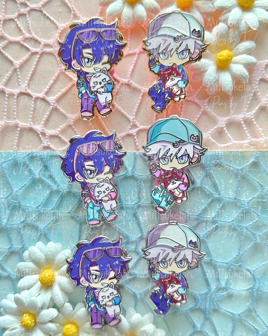 Enamel Pin Set: LC Chibis - Etsy UK