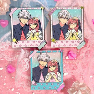A sign of affection: polaroid enamel pin