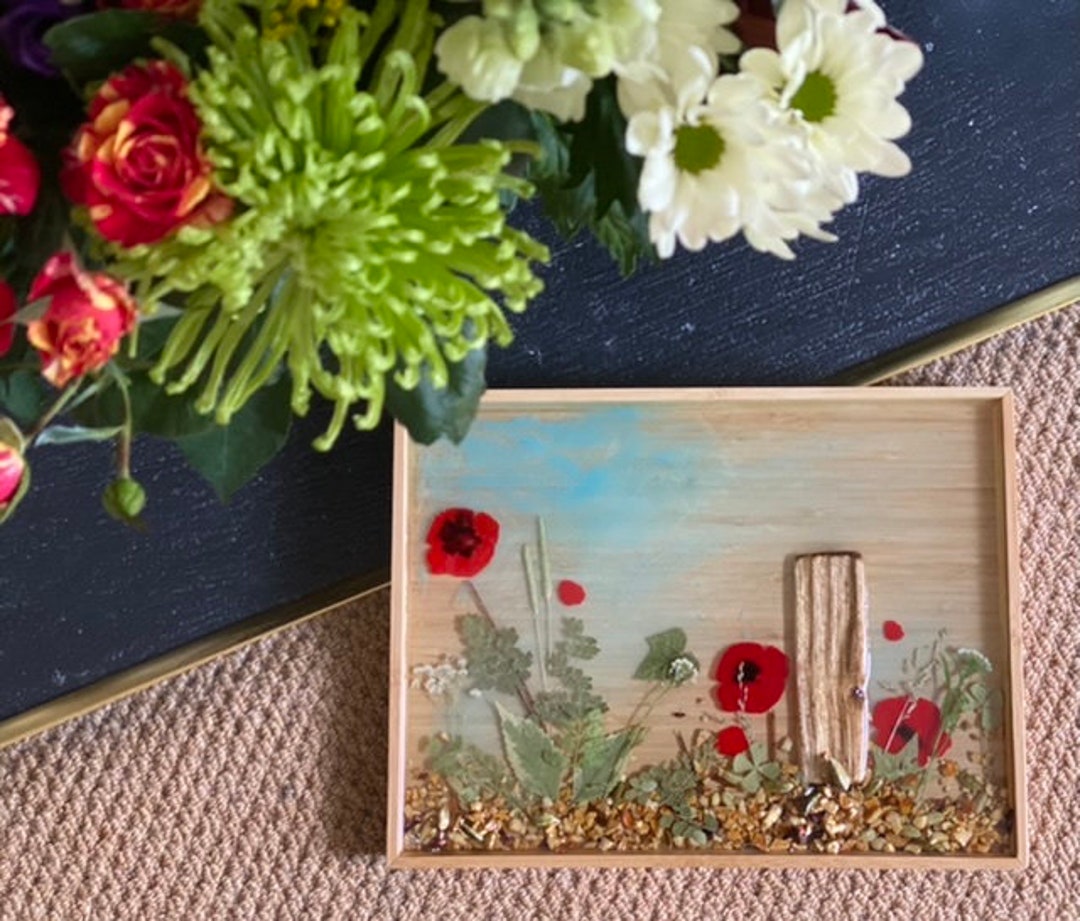 Rustins Poppy Resin Poppy Picture - Etsy UK