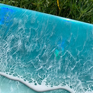 Meerbild Hologramm 3D Wellen Resin Epoxidharz Ozean Beach Urlaub Strand abstrakte TK-Kunst Gemälde Art Bild Wanddeko Weihnachtsgeschenk Bild 8