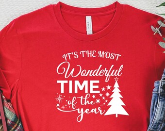 It's The Most Wonderful Time of The Year Shirt, Christmas Shirt, Christmas Gift, Christmas Tree Shirt, Xmas Shirt, Xmas Gift