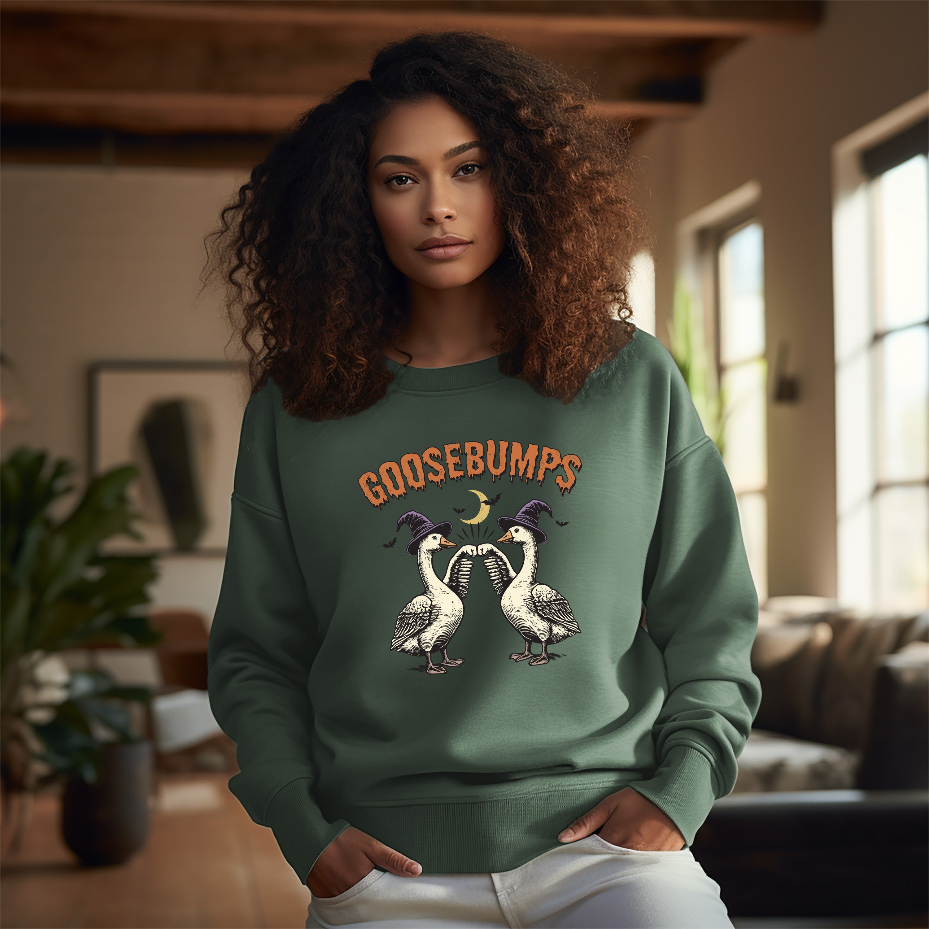 Goose Bumps Sweatshirt, Silly Goose Sweatshirt, Funny Goose Outfit ...