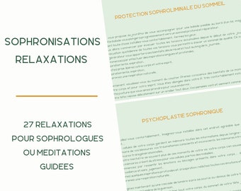 SOPHROLOGIE Textes de relaxation et méditation guidée