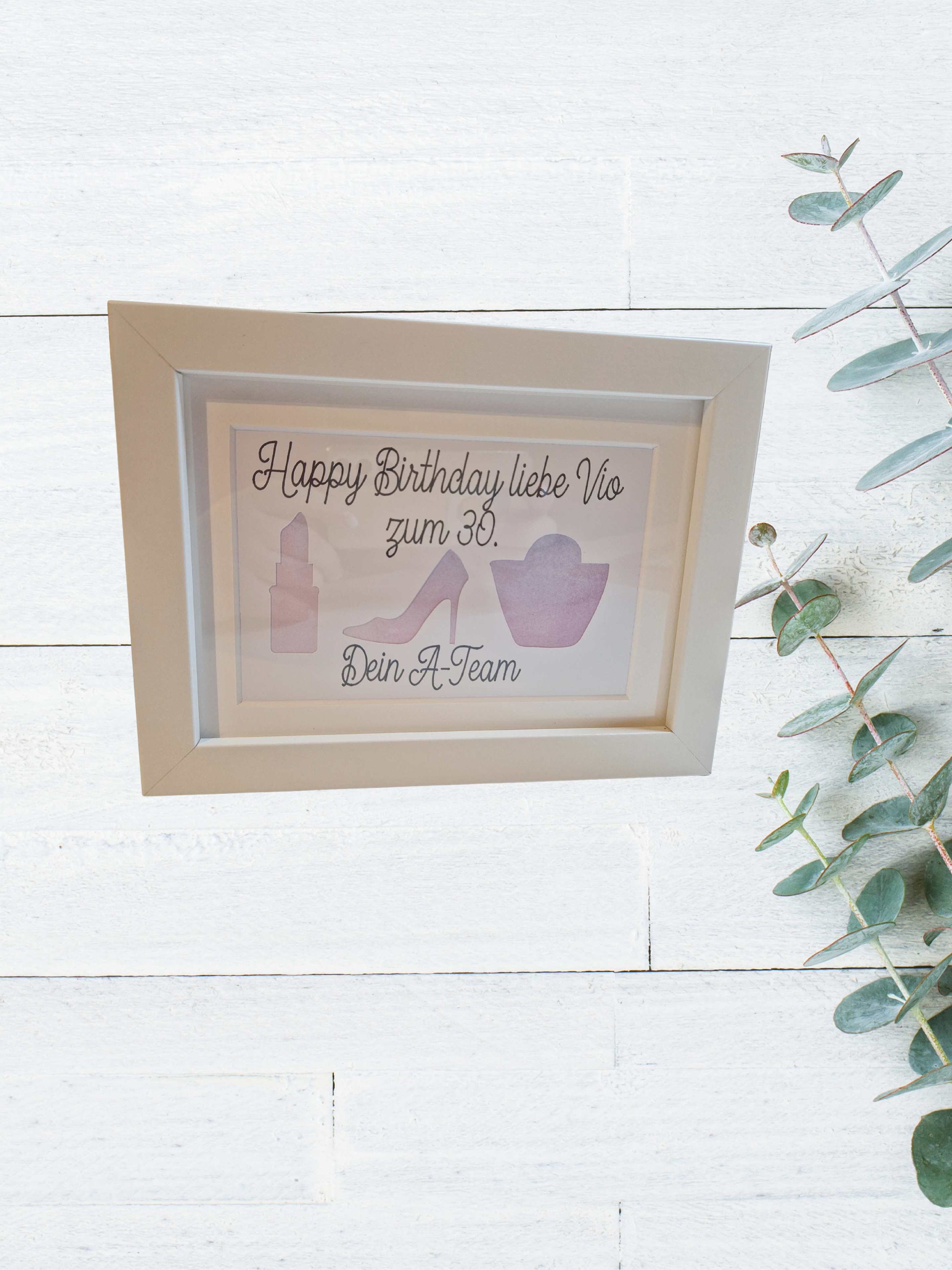 Geldgeschenk Kauf dir etwas schönes / Happy Birthday Etsy.de