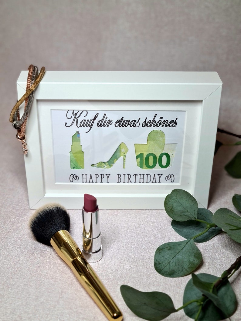 Geldgeschenk Kauf dir etwas schönes / Happy Birthday Etsy.de