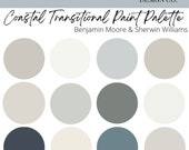 Paint Palette - Coastal Transitional Interior or Exterior