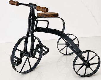 Vintage Cast Iron Tricycle