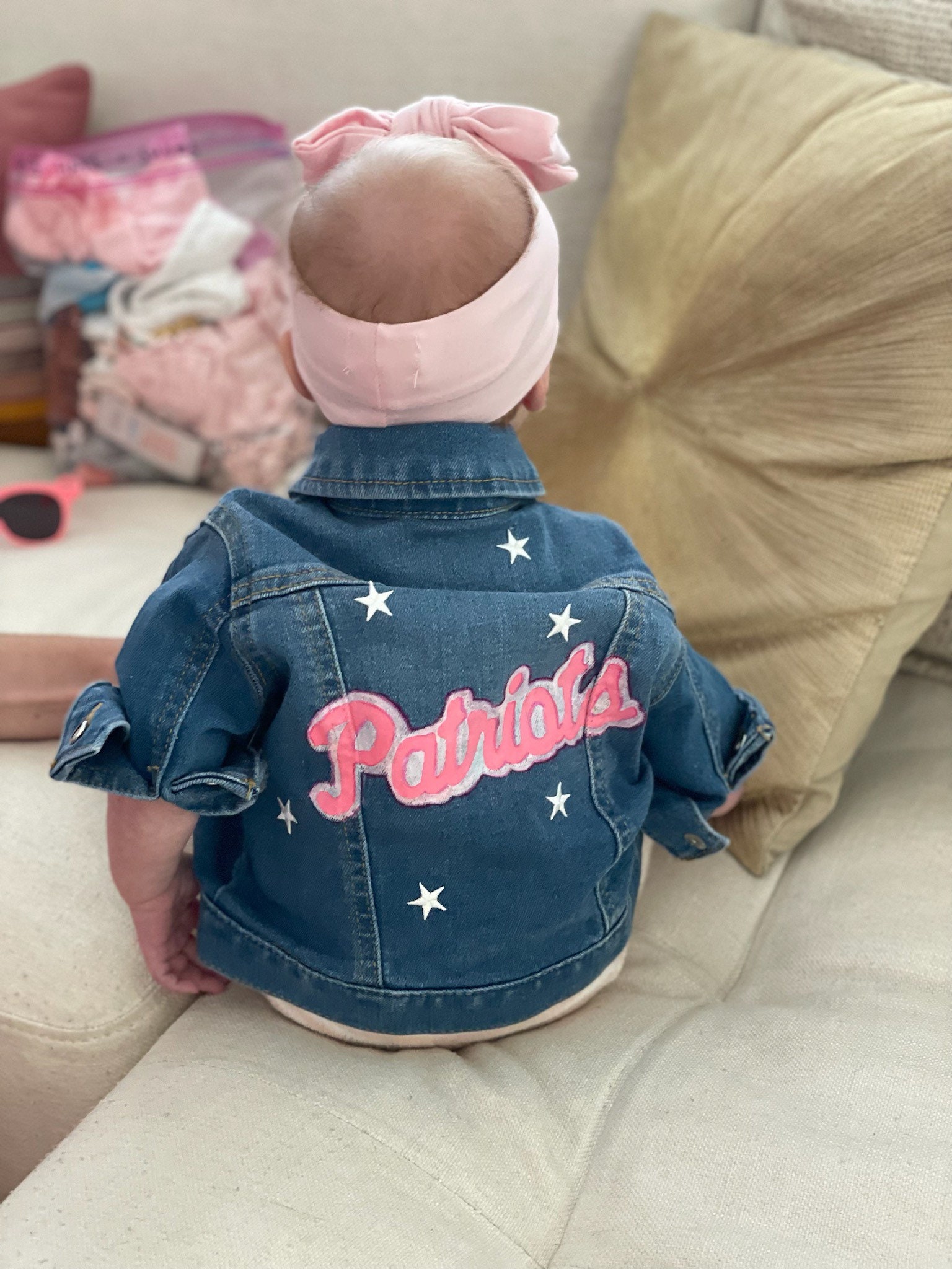 Baby Jean Jacket - Etsy