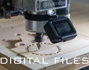 Digital File STL GoPro Mount for Shapeoko X-Carve OneFinity CNC 65mm Spindle Router