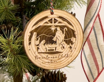 Live Edge Christmas Ornaments