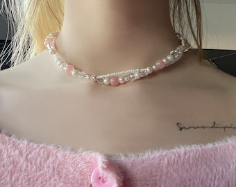 Perlen Choker Halskette