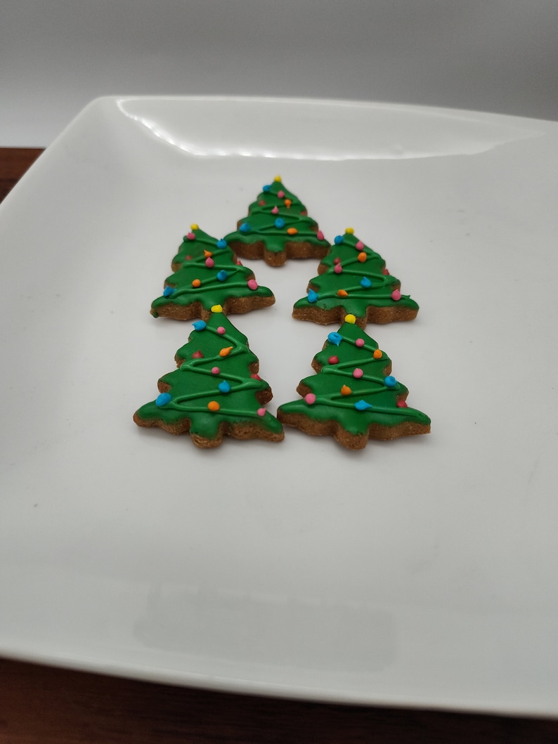 Small Holiday Dog Cookie, Christmas Dog Treat, Gourmet Pet Treat, Small