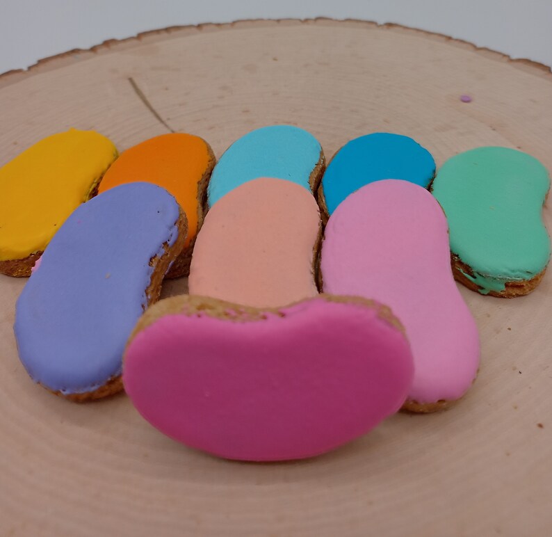 Small Dog Treats, Little Pet Treat, Jelly Bean Cookie, Colorful Dog