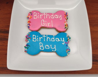 Dog Birthday Cookies, birthday Cookies, Birthday Cookie Treat, Decorated Birthday Cookies, Birthday Dog Treats, Birthday Boy, Birthday Girl