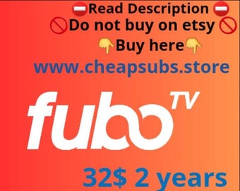 Read description \ Fubotv 24 Months / 100% full guarantee / Worldwide / New Year's Offer!!!