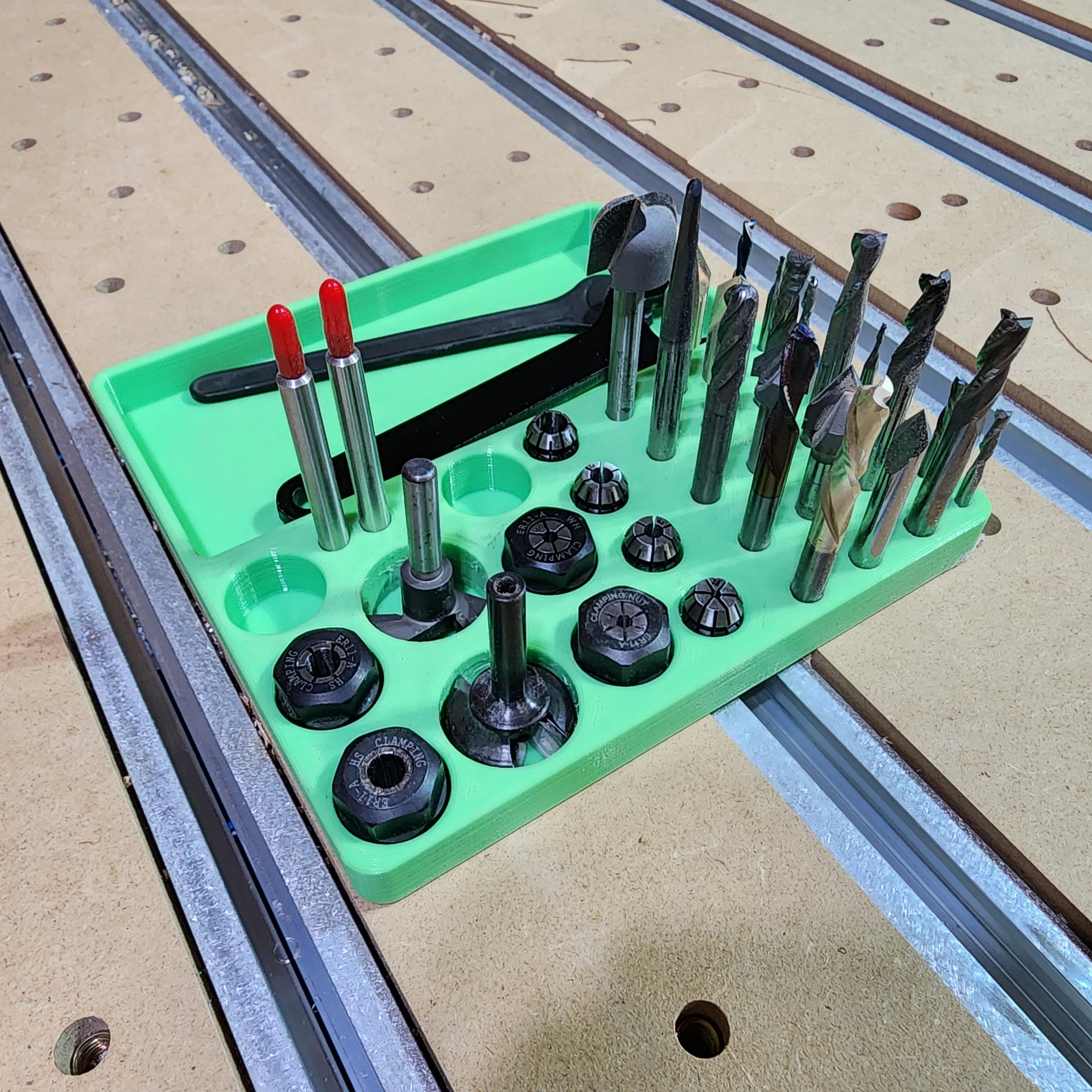 CNC Router Bit Organizer 3D Print Digital File Etsy