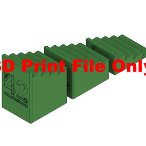 Carbide 3D Essential/Gator Tooth Clamp Step Blocks (3D Print Digital File)