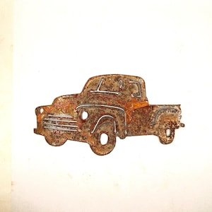 Rusty Metal Vintage Truck, 6&quot;, classic pickup, farm truck, old truck, sign, wall decor, home accent