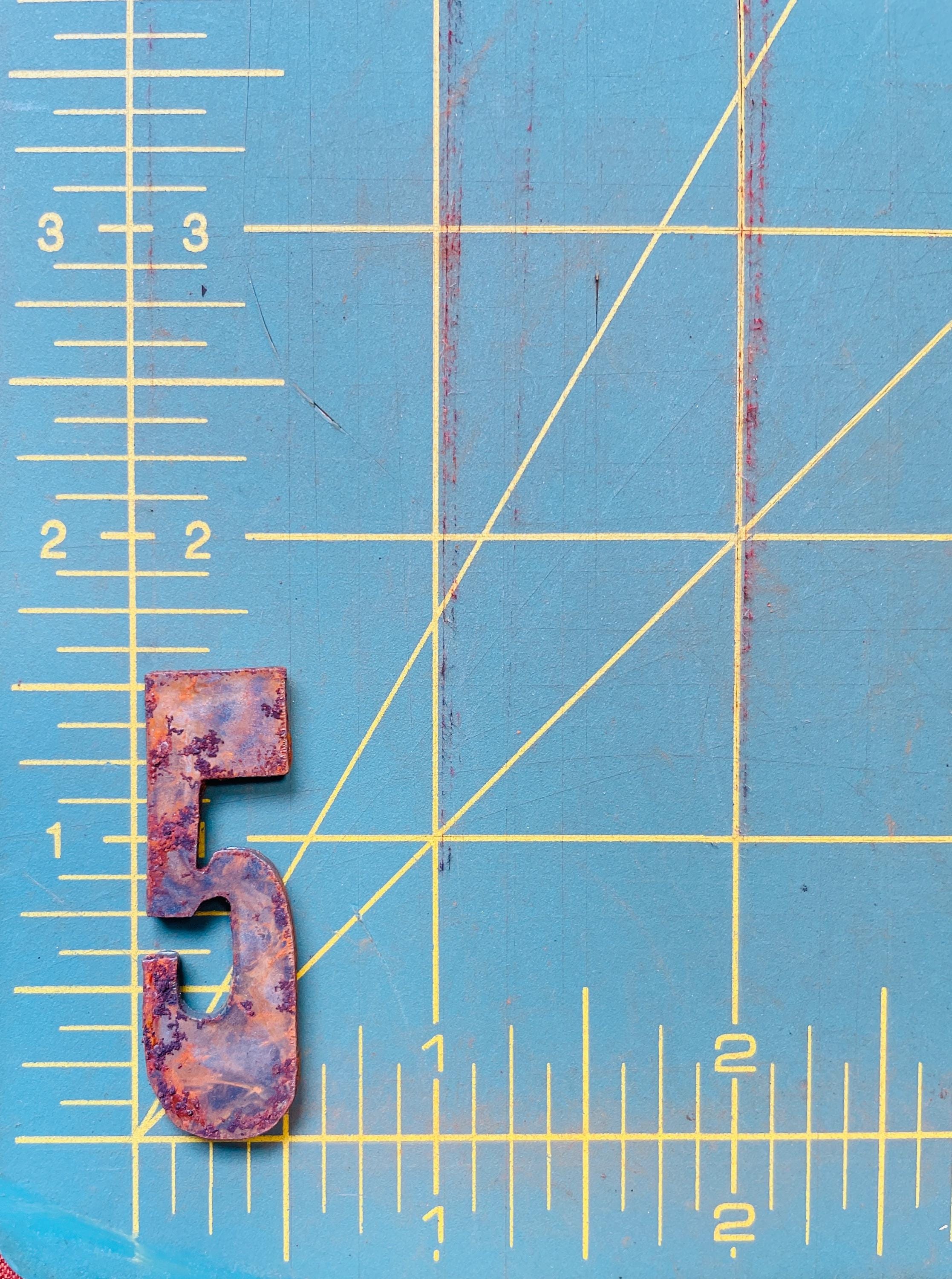 Rustic Metal Clock Numbers - Western Font DIY Craft Supplies - Etsy