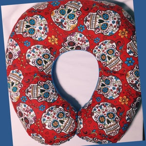 Sugar Skulls Travel/Neck Pillow