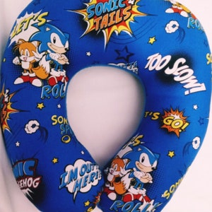 Kids Cartoon Character Travel/Neck Pillow