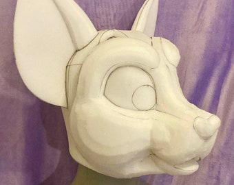 Feline / Red Panda FOAM Fursuit Head Base