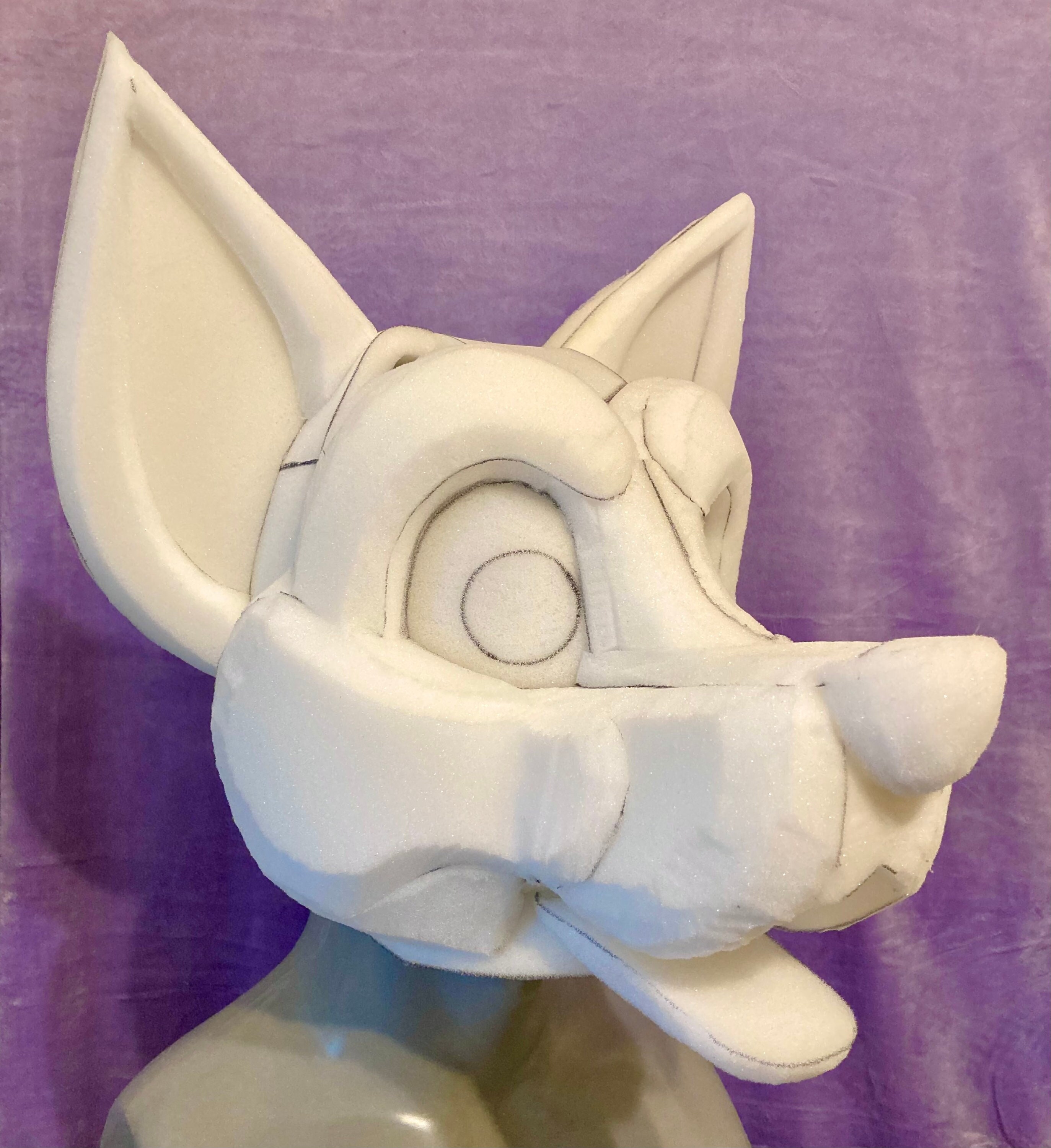 FURSUIT HEAD Toony Fox Foam base campestre.al.gov.br