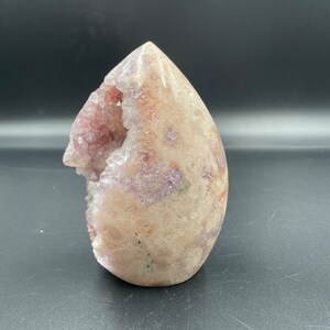 Pink Amethyst flame from Brazil