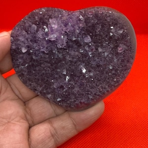 Amethyst Heart carving from Uruguay 10