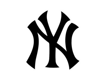 New York Yankees Logo Vinyl Sticker Decal **SIZES** Cornhole Truck Wall Bumper