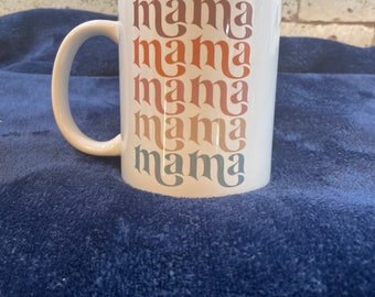Alabama Mama Coffee Mug. Tea Cup. Gift for New Mom. Mother's Day. First  Time Mother. Personalizable Coffee Lover. Retro Vintage Design. - Etsy