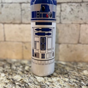 R2D2 Tumbler, Glow in the Dark Glitter Tumbler, Personalized Tumbler