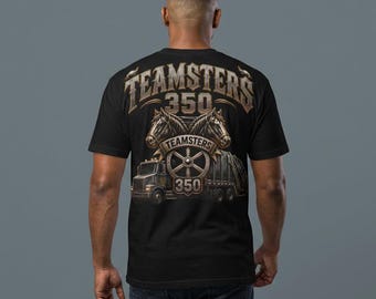 Teamsters Local 350 Logo Truck-T-Shirt | Teamsters 350 T-Shirt