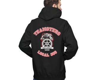 Sudadera roja del sindicato Teamsters Local 350