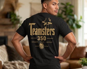 Teamsters Local 350 Logo-T-Shirt | Kurzarmhemd der Gewerkschaft