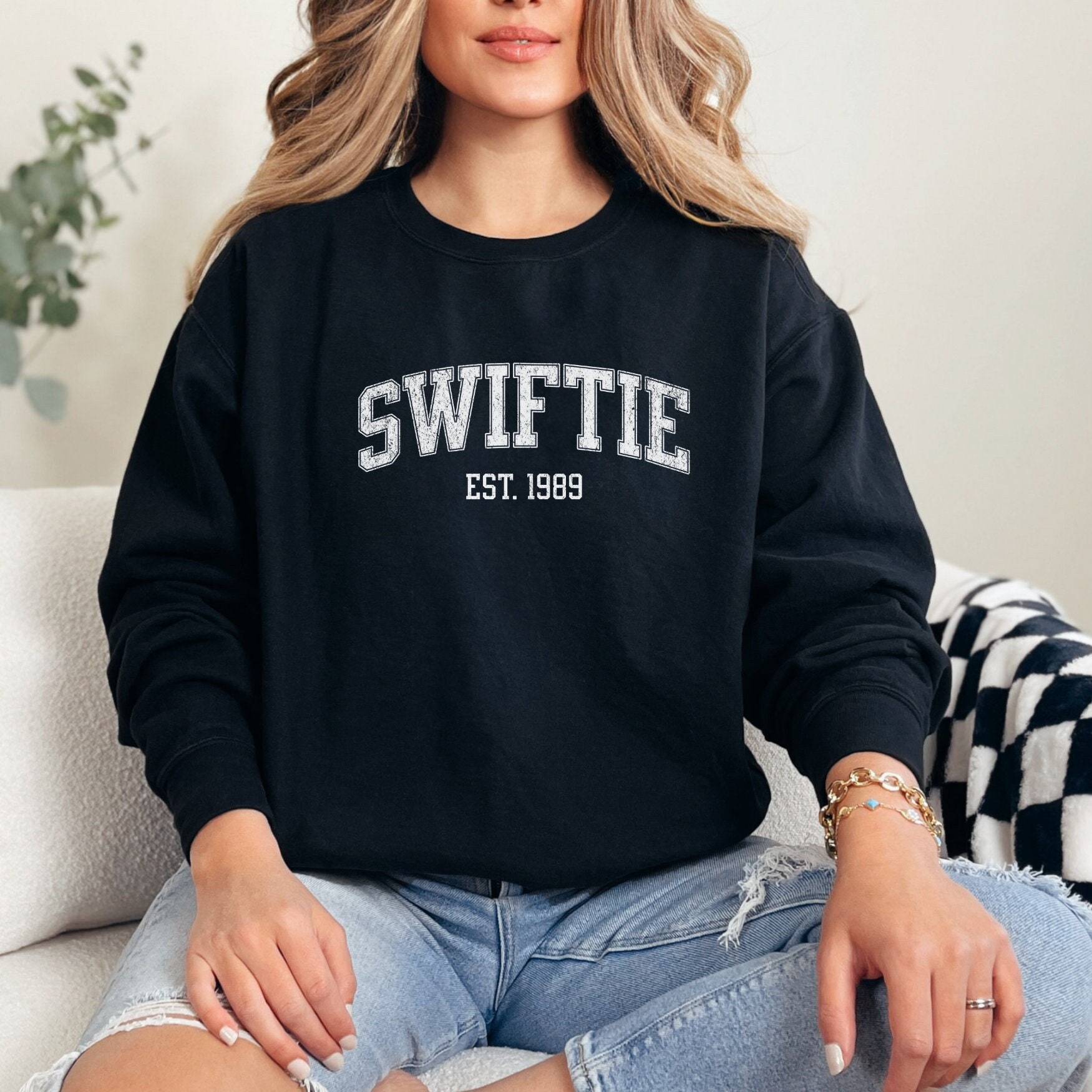 Swiftie Est 1989 Sweatshirt Gift for Swiftie Vintage Taylor Sweatshirt Swifty Xmas Gift Country