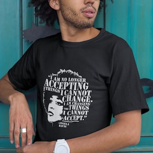 Angela Davis Inspirational Quote T-Shirt