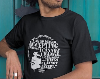 Angela Davis Inspirational Quote T-Shirt