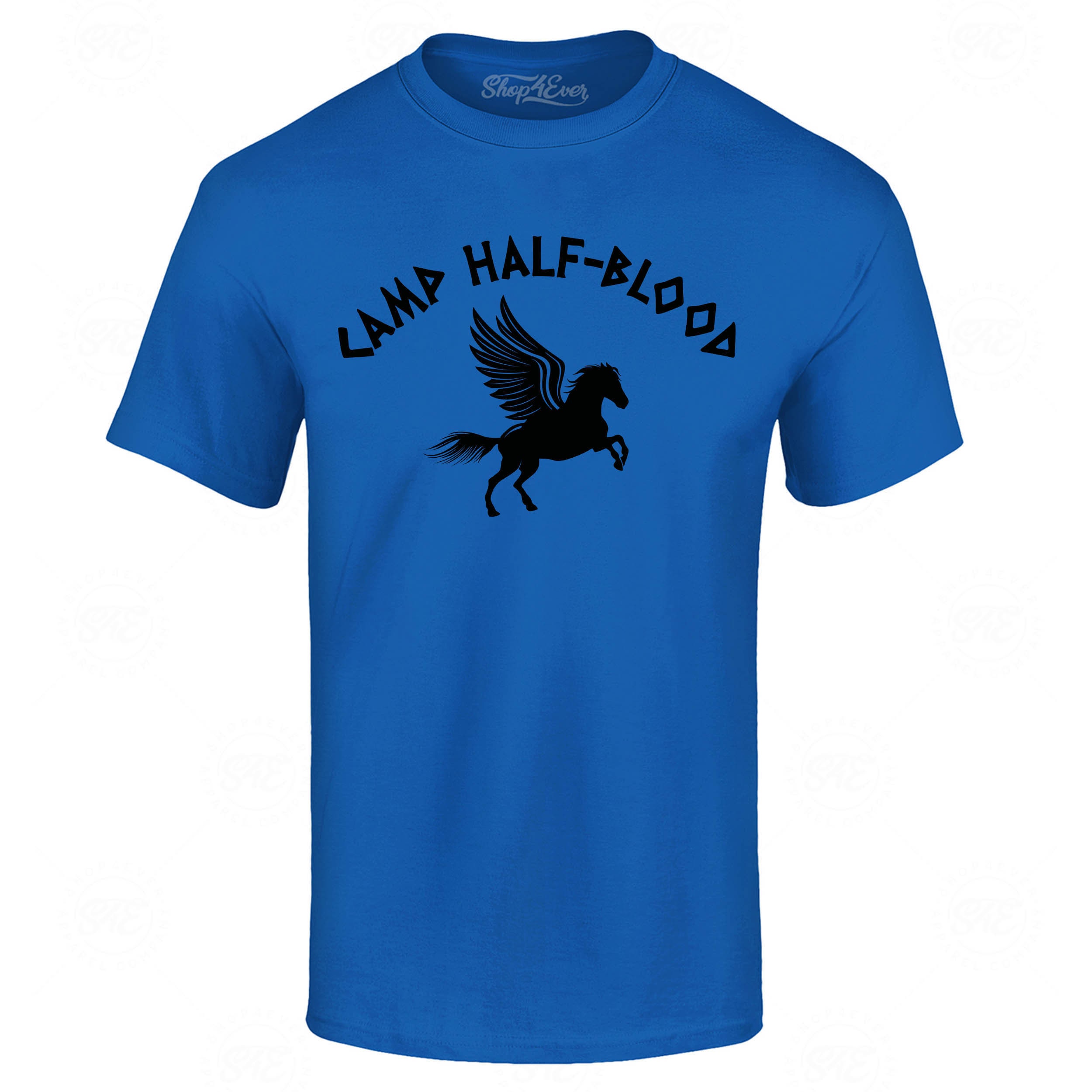 shop4ever Camp Half Blood T-Shirt Demigod Tee Small Royal Blue 0