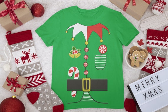 Elf Coloring Shirt with Fabric Markers XL Youth / with Markers