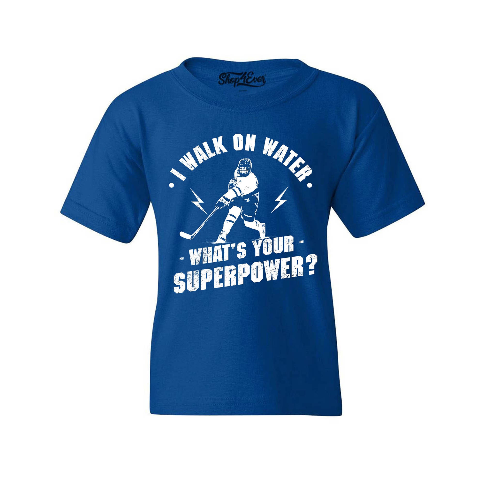 I Walk On Water What's Your Superpower T-Shirt Funny Hockey I Walk On Water What's Your Superpower T-Shirt Funny Hockey