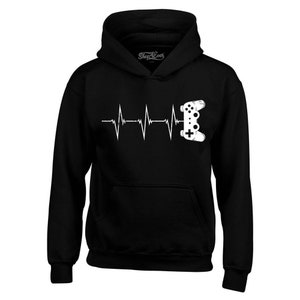 Gamer Heartbeat-sweatshirts met capuchon