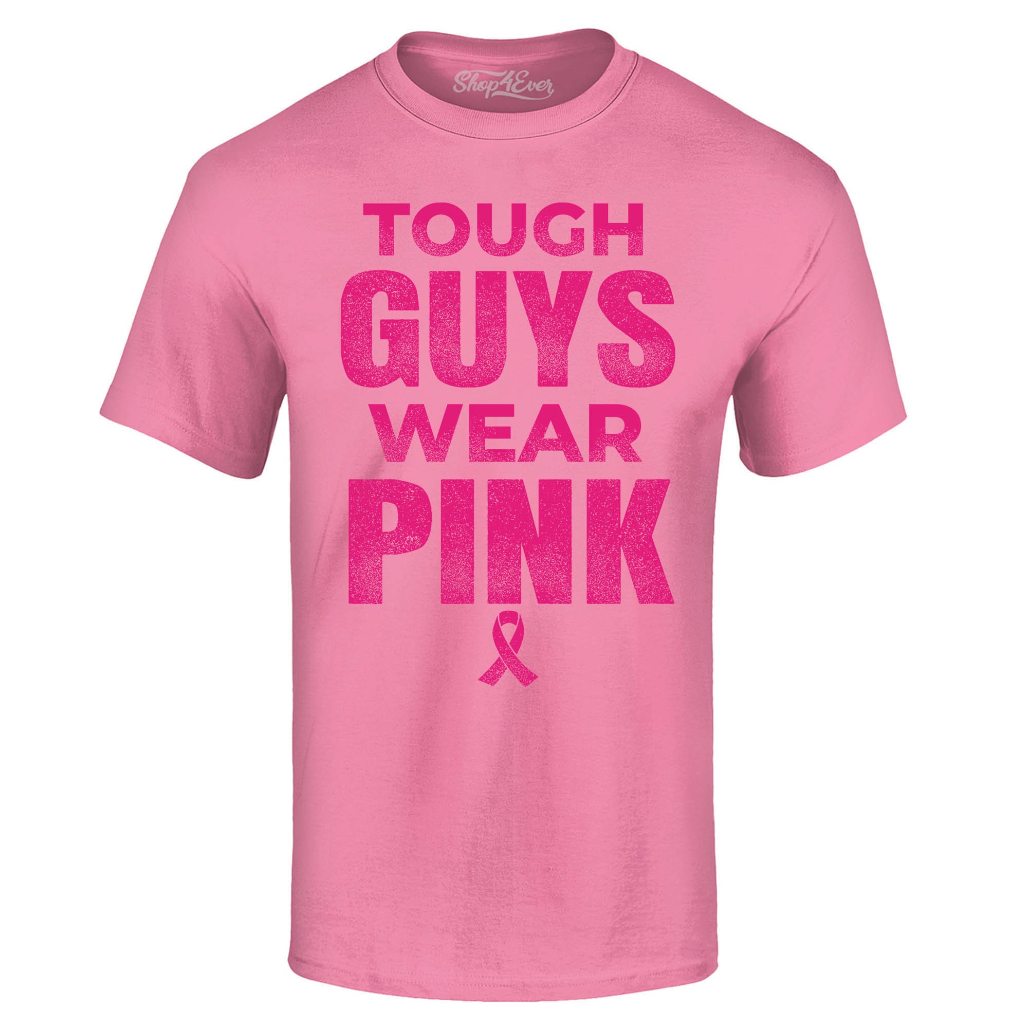 Tough Guys Wear Pink T-Shirt For Men And Boys Tough Guys Wear Pink T-Shirt For Men And Boys
