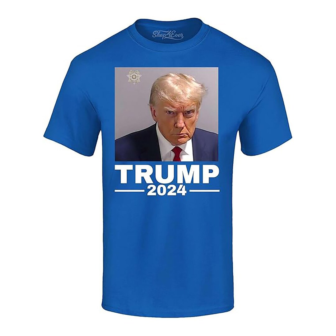 Donald Trump 2024 President Legendary Mugshot Tshirt Etsy
