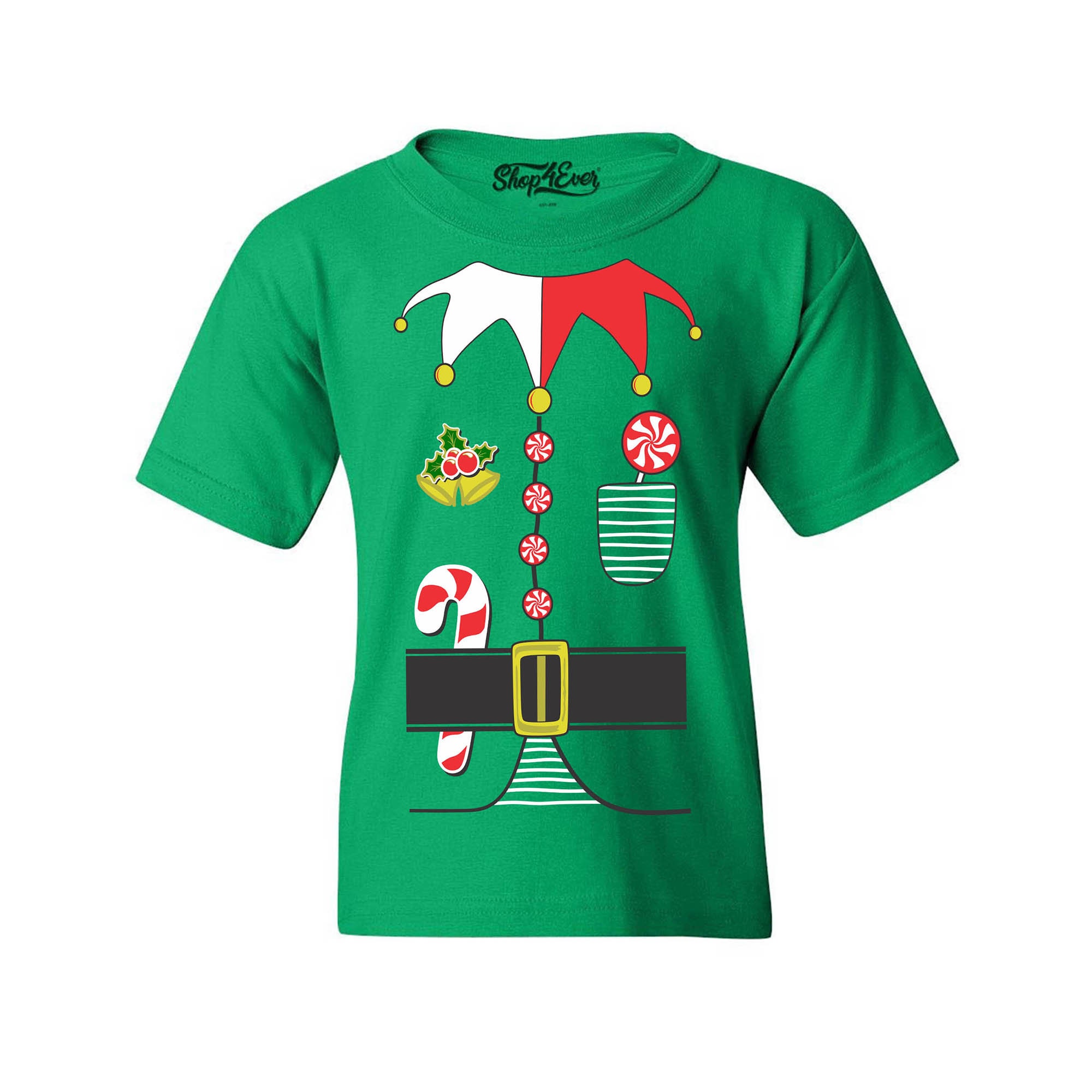 Kids ELF Holiday Tee Kleding Unisex kinderkleding Tops & T-shirts T-shirts 