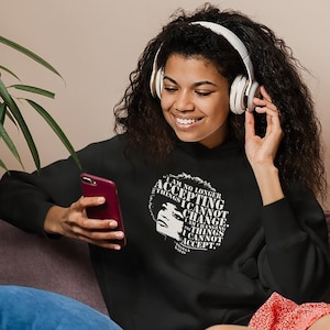Angela Davis Inspirational Quote Hoodie Sweatshirts