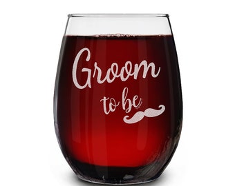 Groom Wine Glass main image 1